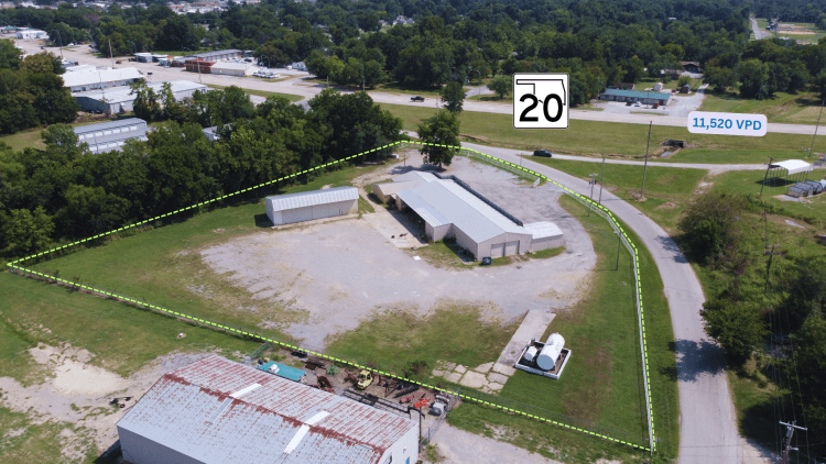 Former Pryor Rentals Facility industrial property for lease Pryor, OK