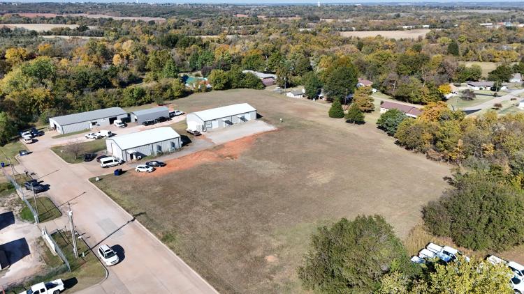 industrial building for lease Guthrie, OK aerial