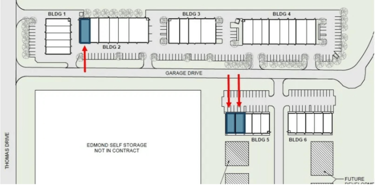 Thomas Business Park industrial spaces for lease Edmond, Ok