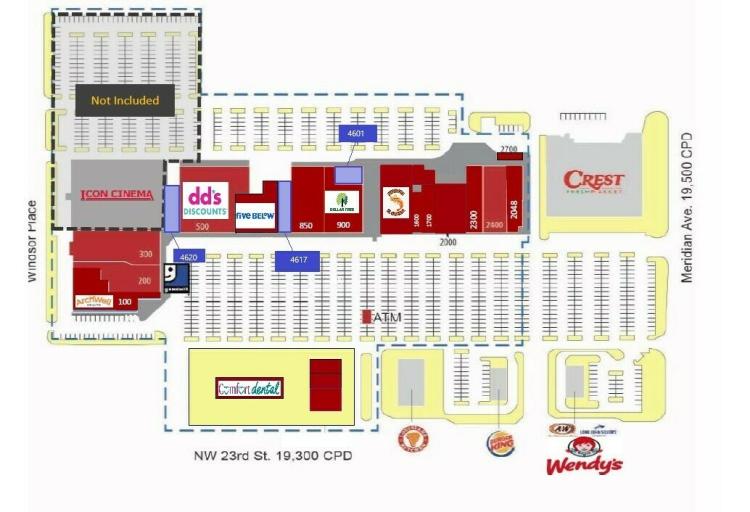 Windsor Hills Shopping Center retail spaces for lease Oklahoma City, OK 