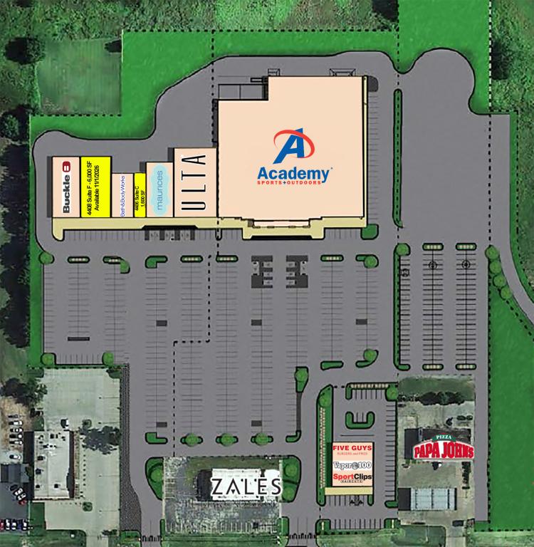 shopping center retail space for lease Enid, OK