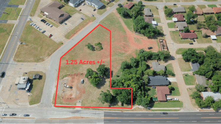 1.25 acres for sale at 950 NE 36th St Oklahoma City, OK