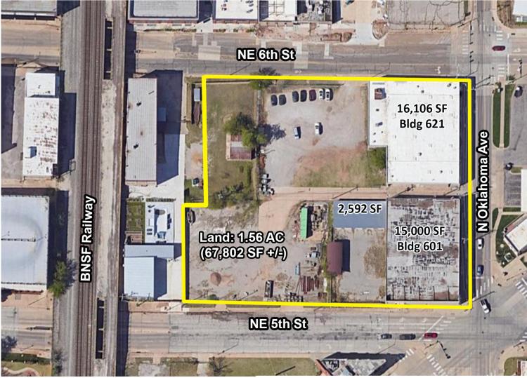 redevelopment downtown Oklahoma City multi-use for sale